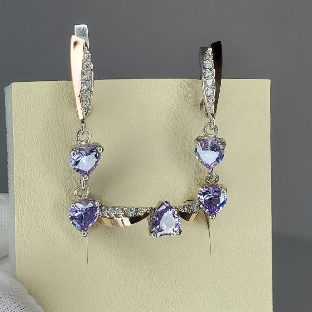 Set of Sterling Silver EARRINGS Sterling Silver Ring